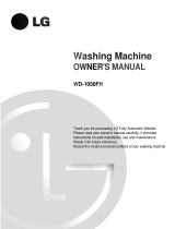 LG WD-1050FH Owner's manual