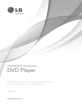 LG DP132H Owner's manual