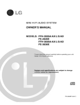 LG F-3030A Owner's manual