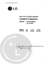 LG F-576MVA Owner's manual