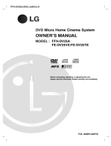 LG F-DV25A Owner's manual