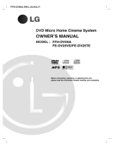 LG F-DV25A Owner's manual