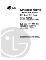 LG LH-CX640W Owner's manual