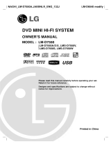 LG LM-D7550A Owner's manual