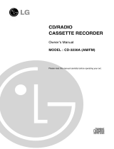 LG CD-3230A Owner's manual