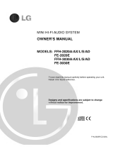 LG FFH-2020AD Owner's manual