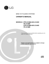 LG FFH-2120A Owner's manual