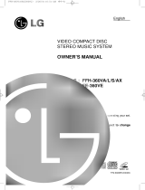 LG FFH-360VA Owner's manual