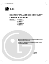 LG FFH-886A Owner's manual