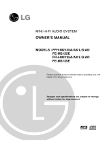 LG FFH-M3135A Owner's manual