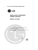 LG KR-220A Owner's manual