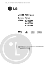 LG KR-3800MV Owner's manual