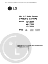 LG KR-3700MV Owner's manual