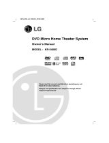 LG LX-D5230A Owner's manual