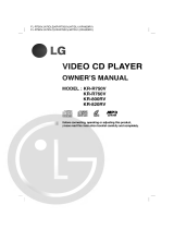 LG KR-800RV Owner's manual