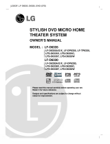 LG LF-D6330A Owner's manual
