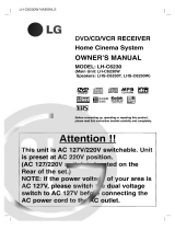 LG LH-C6230W Owner's manual