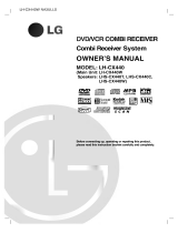 LG LH-CX440W Owner's manual