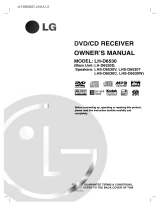 LG LH-D6530D Owner's manual