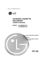 LG LPX-M930A Owner's manual