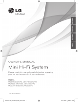 LG MDS715 Owner's manual
