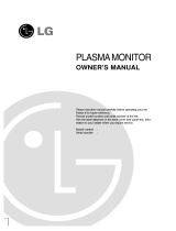 LG 42PX4MV Owner's manual