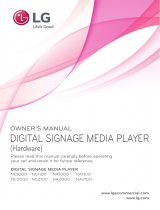 LG NA1100-DAQK Owner's manual