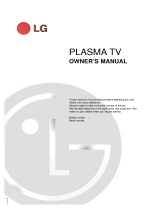 LG RT-42PX12X Owner's manual