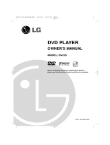 LG DV235 Owner's manual
