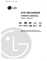 LG DR6921W Owner's manual
