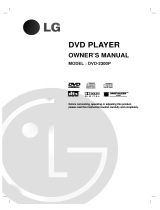 LG DVD-2300P Owner's manual