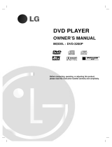 LG DVD3200PC Owner's manual