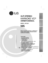 LG HK702W Owner's manual