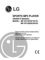 LG MF-FD150TS Owner's manual