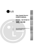 LG N21W Owner's manual
