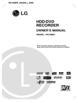 LG RH1999W Owner's manual