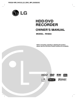 LG RH265-WM Owner's manual