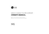 LG T29HW Owner's manual