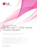 LG SMART 3D Blu-ray T2 User manual