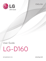 LG LGD160 User manual