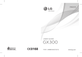 LG GX300 User manual
