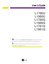 LG L1781Q Owner's manual