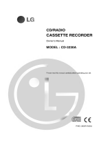 LG CD-3230A Owner's manual