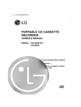 LG CD-363A Owner's manual