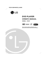 LG DV257 Owner's manual
