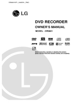 LG DR6821 Owner's manual