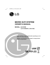 LG LX-U150D Owner's manual