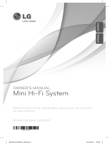 LG MCD655 Owner's manual