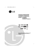 LG HT302SD-D0 Owner's manual