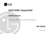 LG MP-9483SL Owner's manual